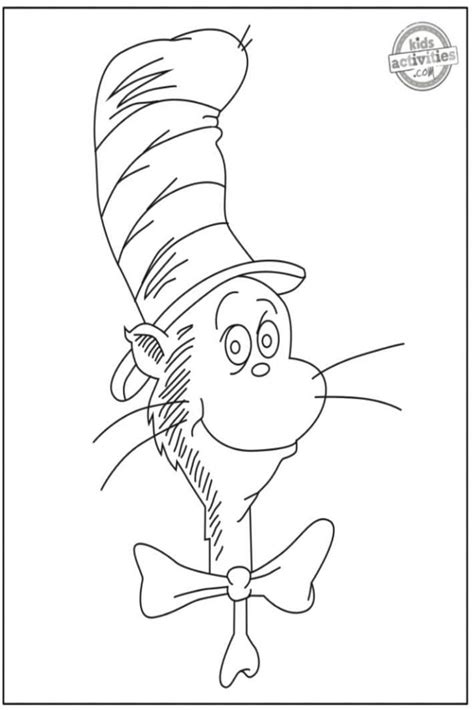 Fun And Free Printable Cat In The Hat Coloring Pages Kids Activities Blog