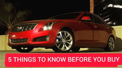 Here are some things to look for when you are looking at a used boat. 5 Things To Know Before You Buy A Cadillac Ats - YouTube