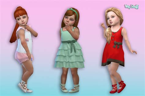Pin By Soules On Sims 4 Toddler Dress Ballet Shoes