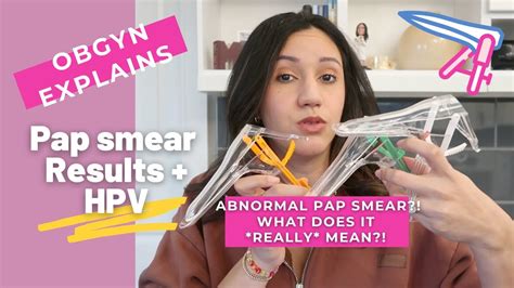 Pap Smear Results Explained By An OBGYN YouTube