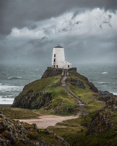 T R Mawr Lighthouse Meaning Great Tower In Welsh On Ynys Llanddwyn