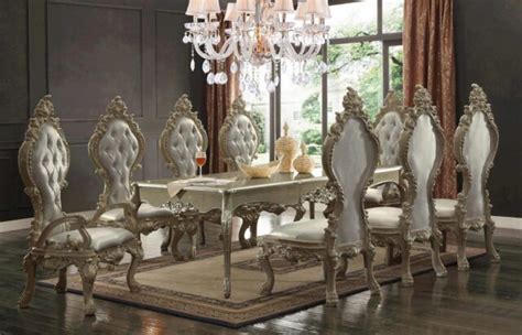 Homey Design Hd 27 Antique Victorian White Dining Room Set