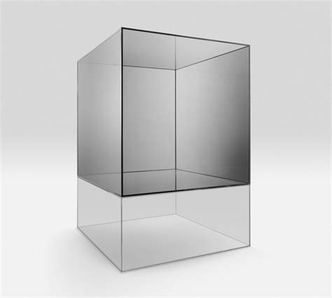 Куб из стекла 83 фото