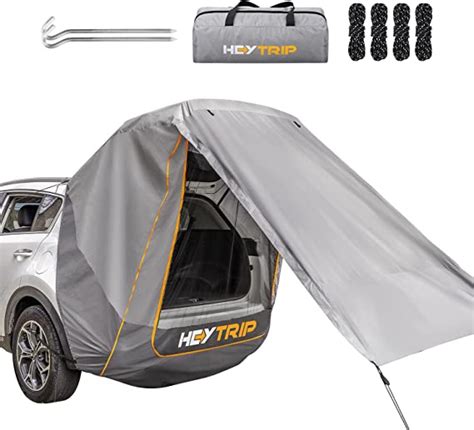 Heytrip Suv Tailgate Tent With Awning Shade Waterproof Windproof