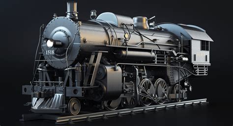 3d Model Icrr 1518 Steam Locomotive