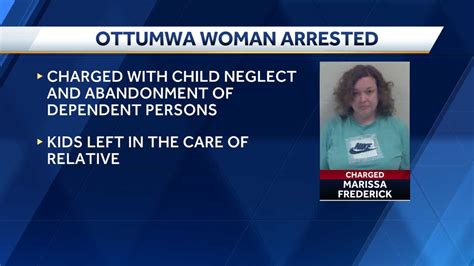 Ottumwa Iowa Woman Accused Of Neglect
