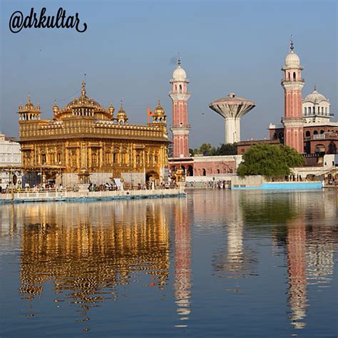 The Great Golden Temple Of Amritsar India Historical