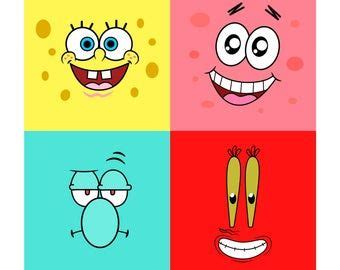 Download Bob esponja | Etsy in 2020 | Spongebob birthday, Poster stickers, Spongebob