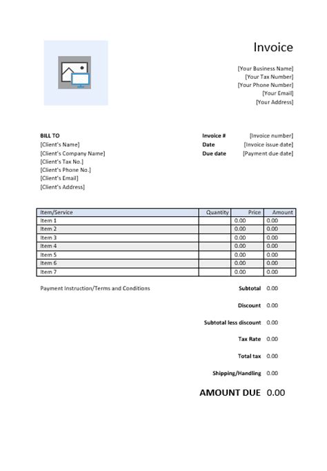 Download Free Cleaning Invoice Templates For Business Bookipi