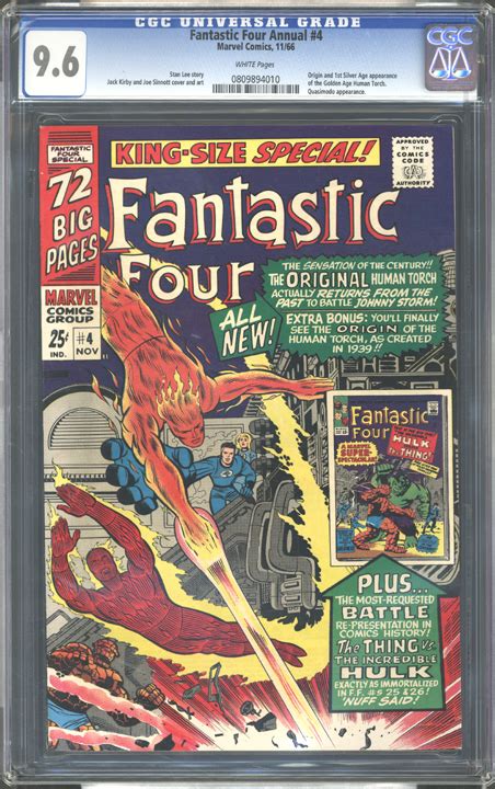 Fantastic Four Annual 4 Cgc