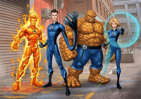 Fantastic Four By Patrickbrown On Deviantart Fantastic Four Comics