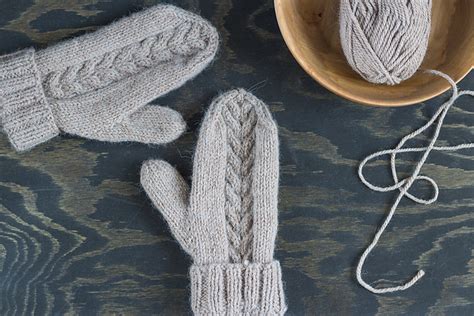 Ravelry Cable Knit Mittens Pattern By Greenxbird