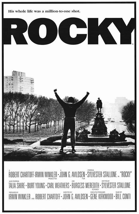 Rocky, 1976. | Best movie posters, Iconic movie posters, Movie posters