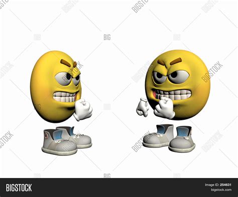 Angry Emoticon Guy Image And Photo Free Trial Bigstock