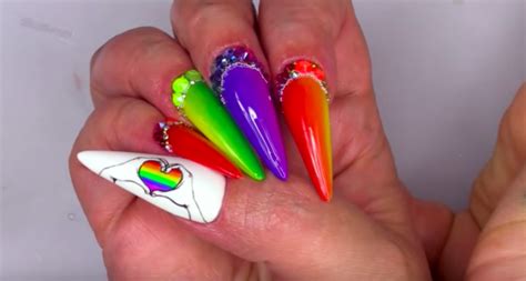 How To Create Priderainbow Nails Naio Nails Blog