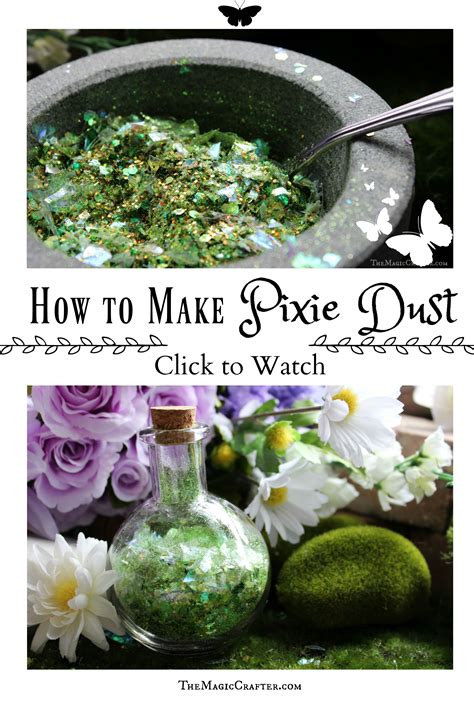 How To Make Pixie Dust Fairy Dust Glitter Tutorial Click To Watch The