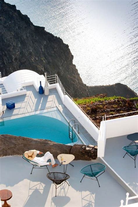 Top Incredible Deck Designs 5 Grace Hotel Santorini Santorini Hotels