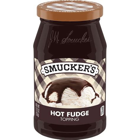 Smucker S Hot Fudge Topping 11 75 Ounces Walmart Com