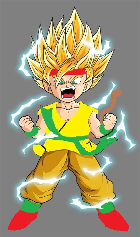 The obvious contender for most powerful super saiyan form in dragon ball z: Image - 20110412181524!GT Kid Goku Super Saiyan 2 by ...