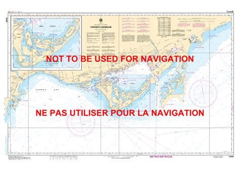 Toronto Harbour Canadian Hydrographic Nautical Charts Marine Charts
