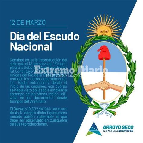12 De Marzo Día Del Escudo Nacional Argentino