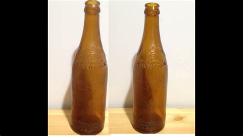 How To Remove Rainbow Or White Haze Sick Glass On Antique Bottles Youtube