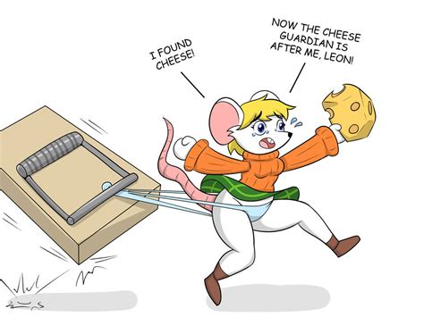 Mouse Ashley Vs The Cheese Guardian By Amurosaotome On Deviantart