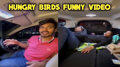 Hungry Birds Living In Car For 24hr Hungry Birds Funny Video Hungry