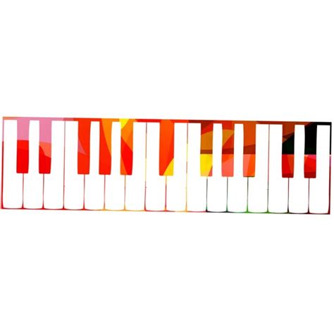 Stickers Piano Clavier Couleurs Sticker A Moi Etiquette And Autocollant
