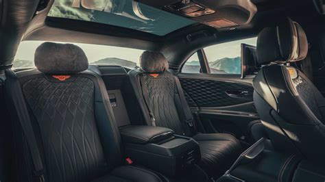 Bentley Flying Spur Rear Seat Options Are Virtually Infinite