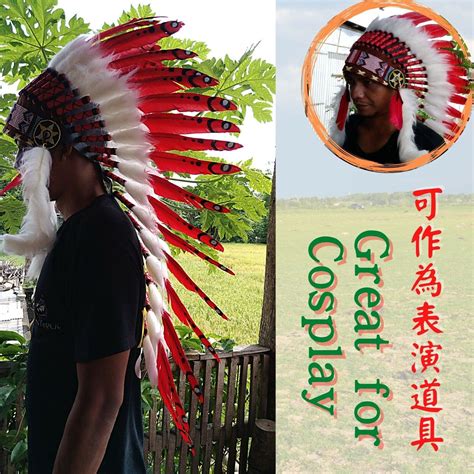 native american indian hat feather headdress warbonnet chief tribal aboriginal m ebay