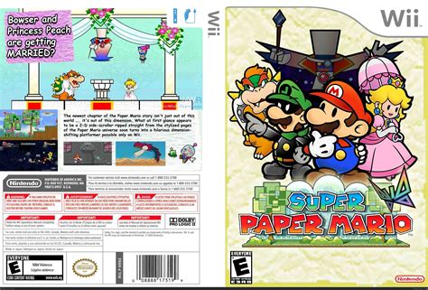 Super Paper Mario Wii Box Art Cover By Willy105
