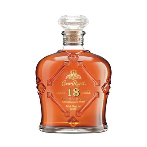 Crown Royal Aged 18 Years Extra Rare Drink Crown