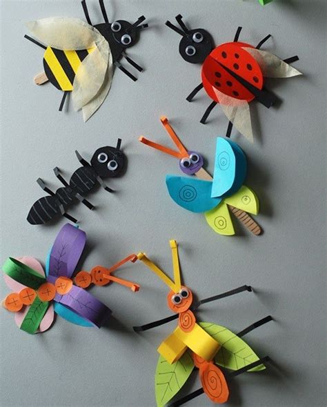 Colorful Bug Crafts 17 Plus Kids Crafts Insect Crafts Bug Crafts