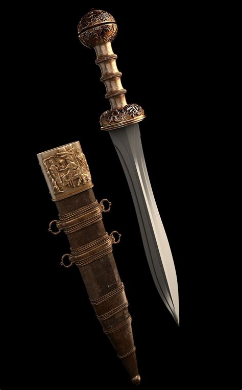 Roman Sword 3d Model Max