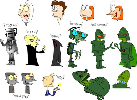 My Doctor Who Monsters By Moon Manunit 42 On Deviantart