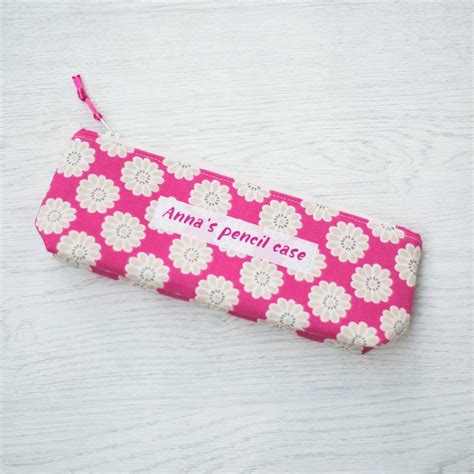 Personalised Daisy Pencil Case By Jackie Martin Designs