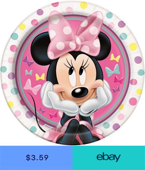 The job is easy and the game is very fun. Minnie Mouse Round Lunch Dinner Plates 8 Ct Birthday Party ...