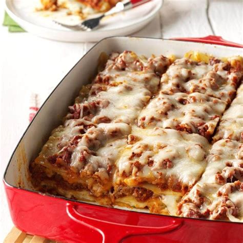 Traditional Lasagna Recipe Taste Of Home