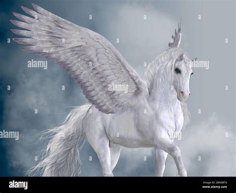 The Pegasus Horse Is A Magical Winged Creature Who Is Legendary From