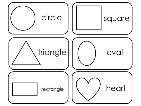 29 Printable 2d And 3d Shapes Flashcards Each Card Measures 425