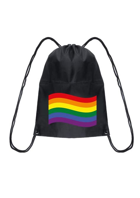 gay pride bags rainbow flag drawstring tote bag accessory lgbt parade party uk picture 6 of 14