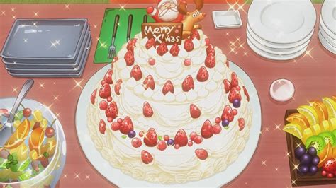 Nekopara Extra Ova Anime Cake Cute Food Art Japanese Christmas Cake