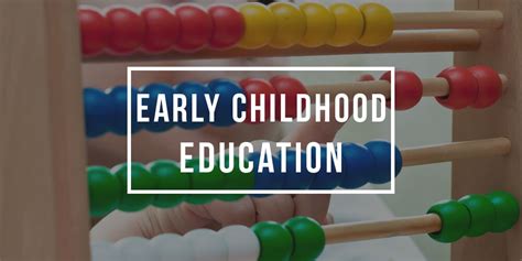 Major In Early Childhood Education Early Childhood Education Degree