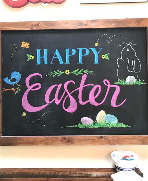 Easter Chalkboard Design Chalkboard Designs Chalkboard Quote Art