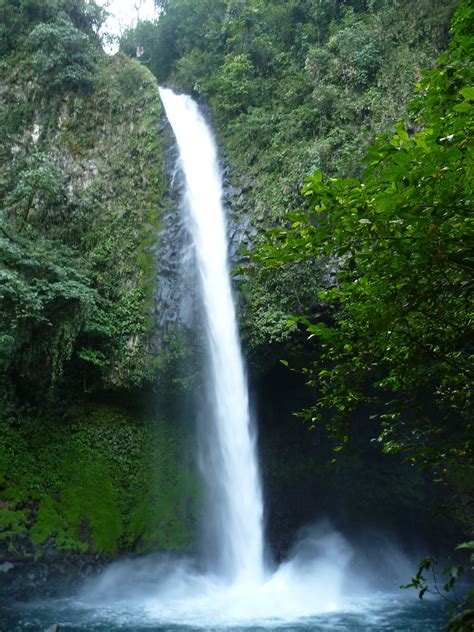 Costa Rica Falls Waterfall Arenal Volcano Nature