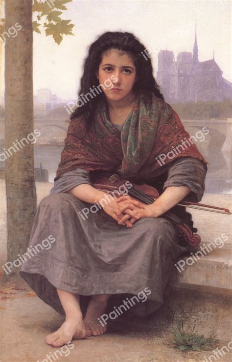 Portrait Of The Bohemian Painting By William Adolphe Bouguereau