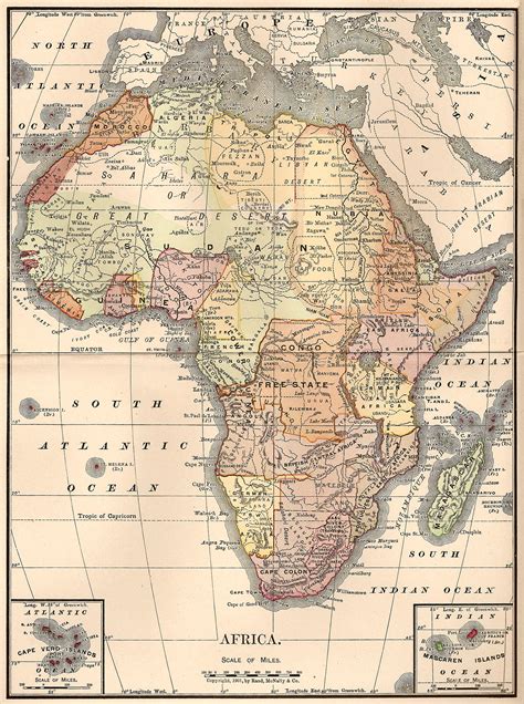 57 Africa Map Wallpaper