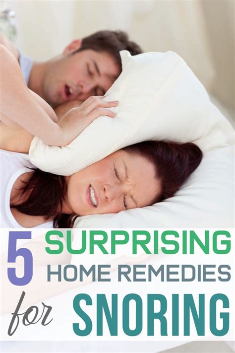 5 surprising home remedies for snoring