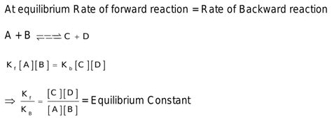 68 How Equilibrium Constant For A Reversible Reaction Is Equal To